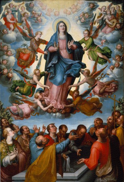 The Assumption of the Virgin by Alonso López de Herrera